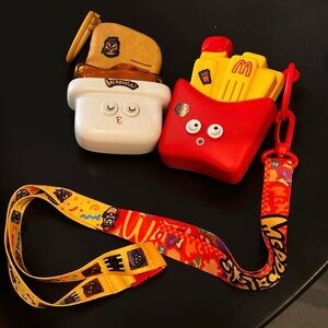 McDonald's Happy Meal Fry and Burger Set - walkie talkie toy
